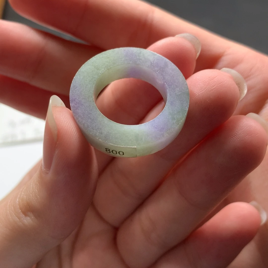 定制翡翠未镶嵌翡翠戒圈13-18 1
