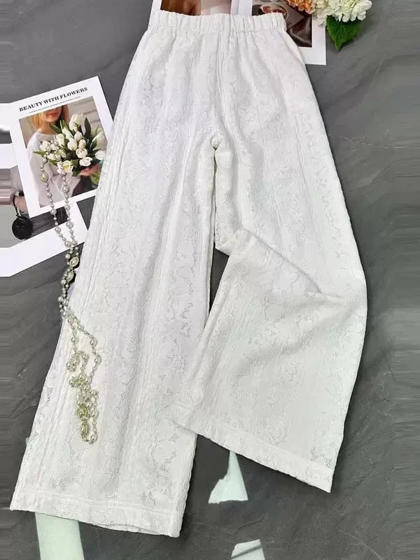 9569女士宽松休闲显瘦2025年夏季新款时尚气质百搭减龄女裤子