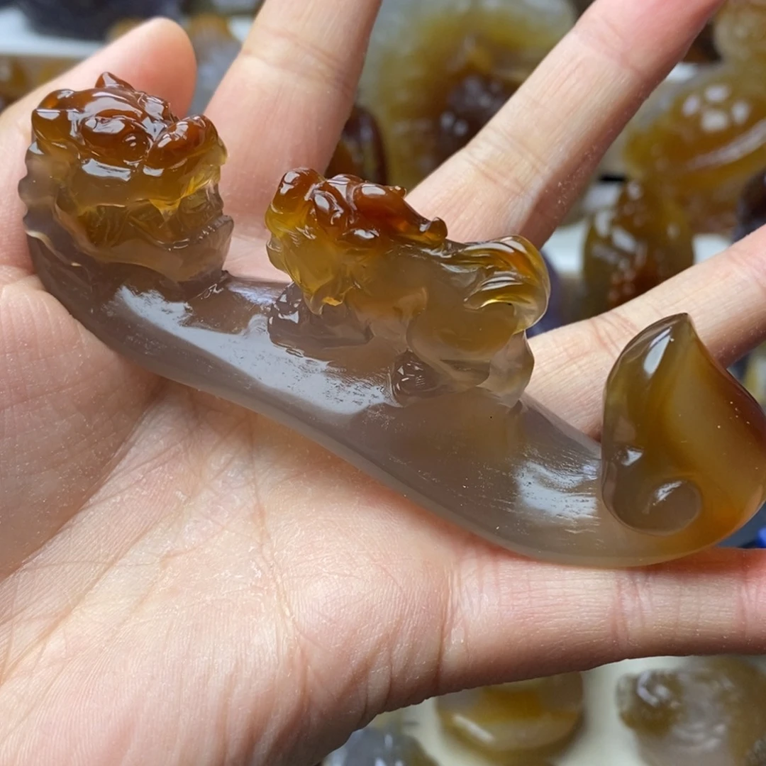 玛瑙/玉髓未镶嵌挂件