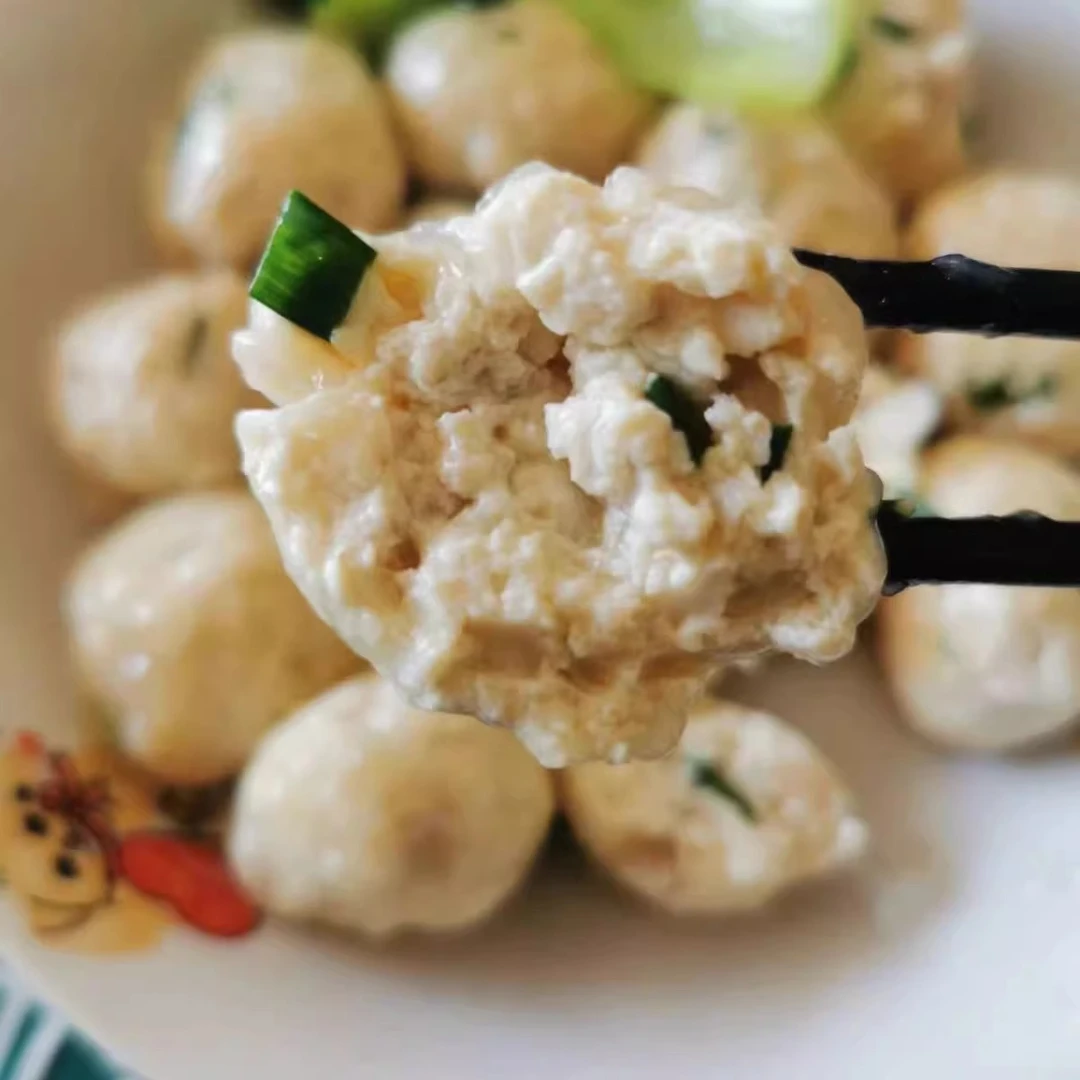 莆田特色小吃豆腐丸农家无饷豆腐丸新鲜手工现做冷冻产品可礼盒装