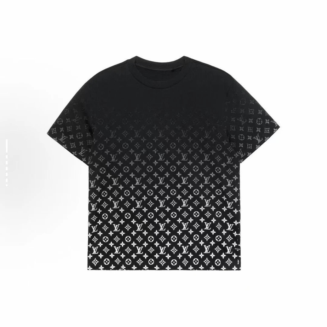 Louis Vuitton/路易威登夏季经典老花T恤男女情侣同款