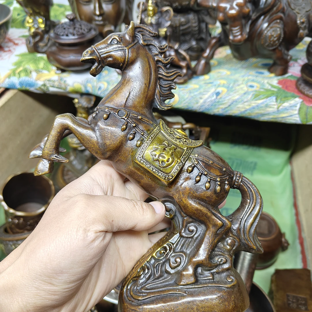 大马立马铜工艺品A132