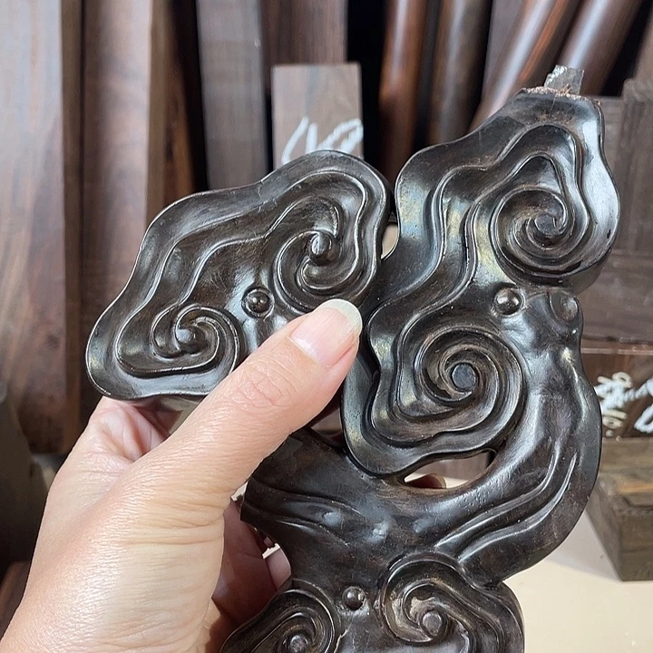 紫檀木类端景台大红酸枝交趾黄檀老料