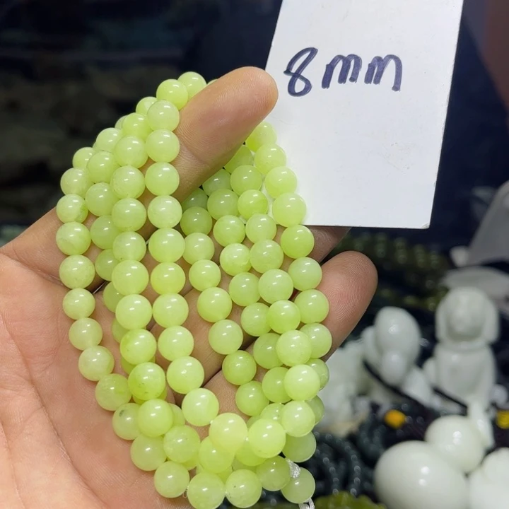 蛇纹石玉项链未镶嵌