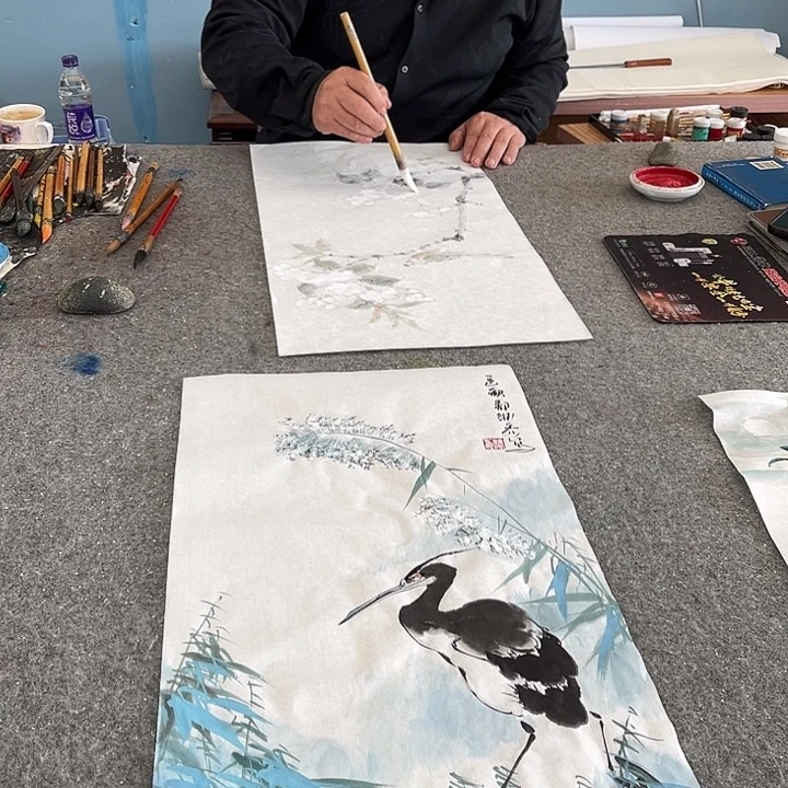 自***放国画我是真的喜欢