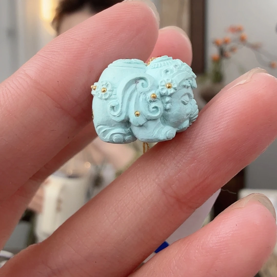 绿松石未镶嵌珠宝半成品