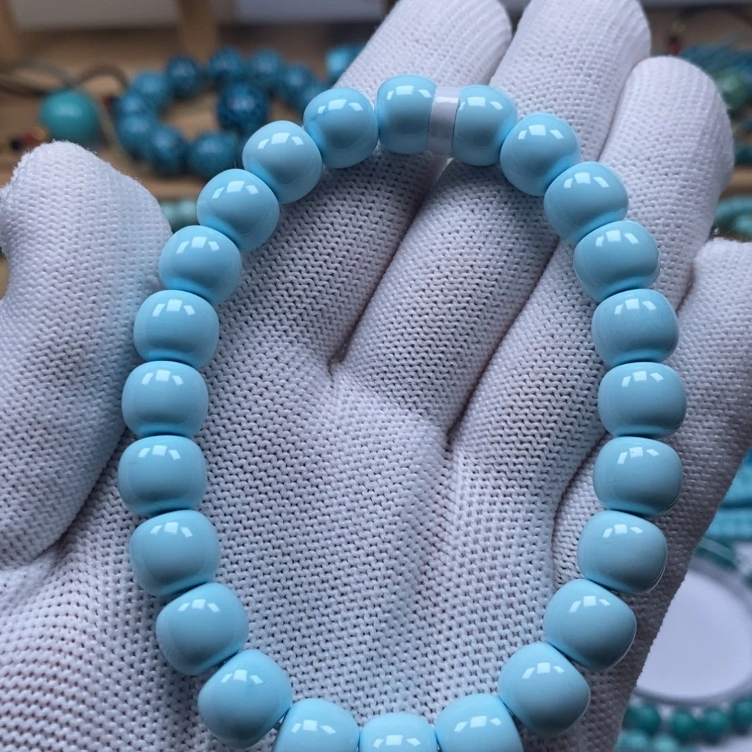 绿松石未镶嵌原矿纯干料绿松石