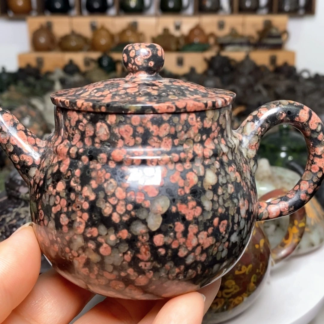 梅花玉高品红梅如意壶200cc