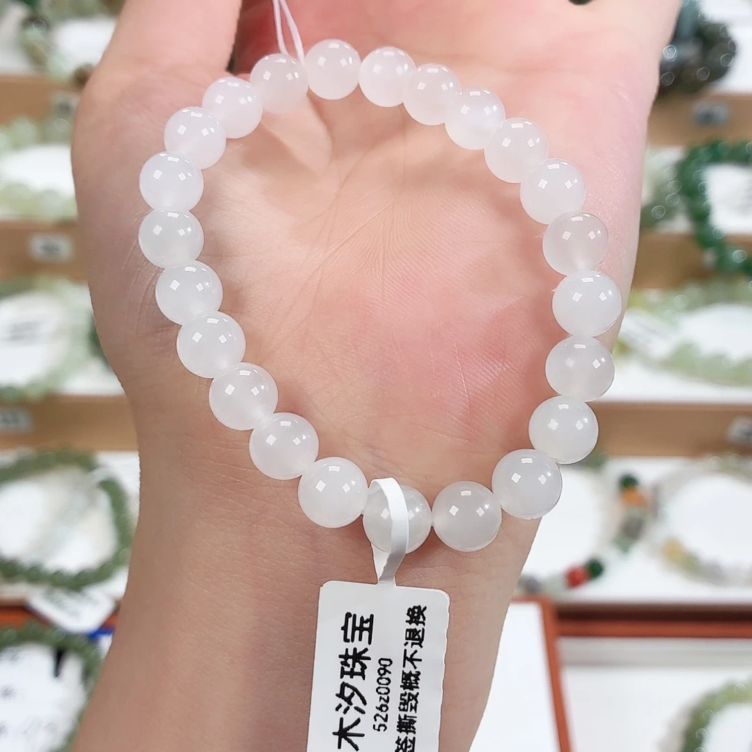 手串未镶嵌和田玉兔****啡