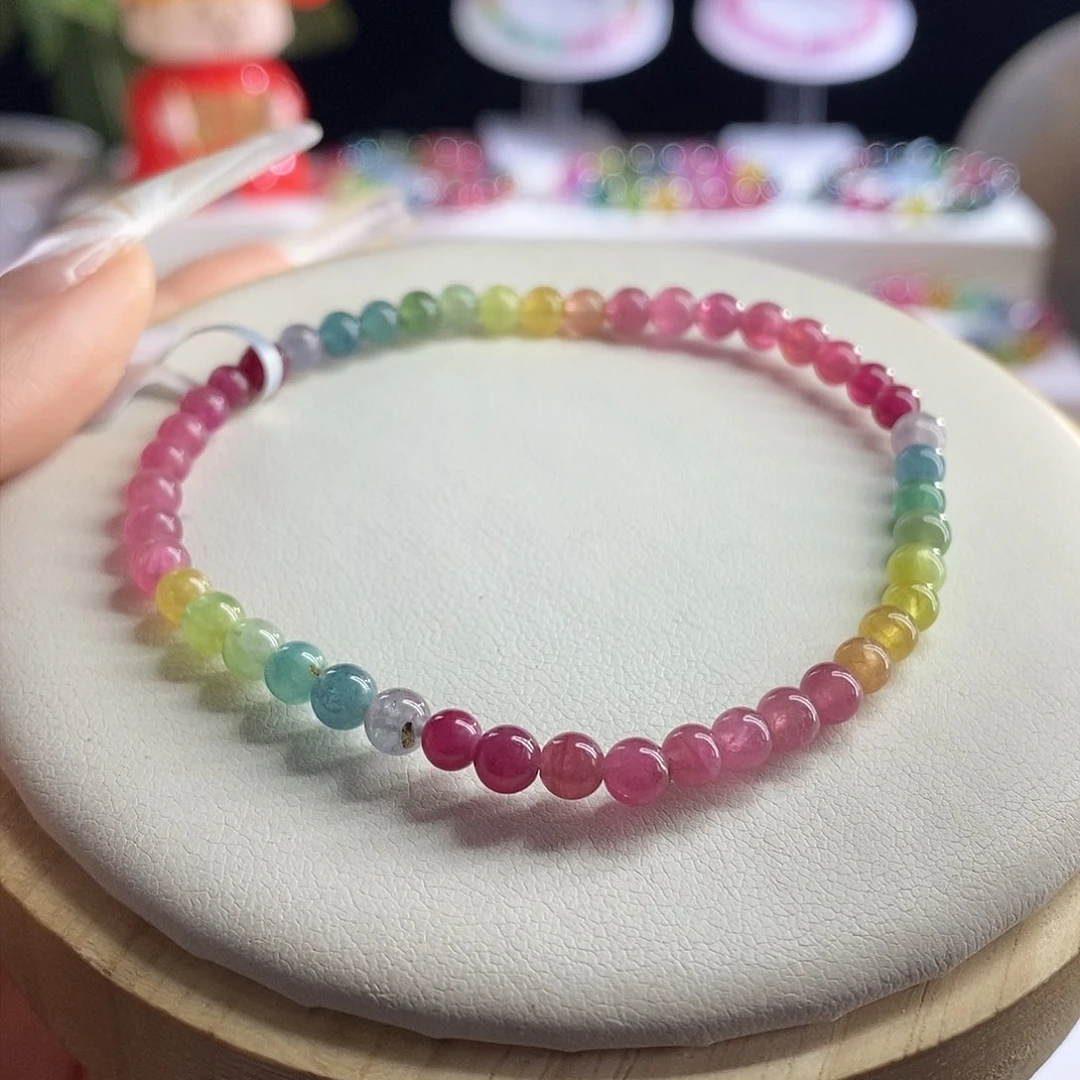 未镶嵌手链碧玺荧光