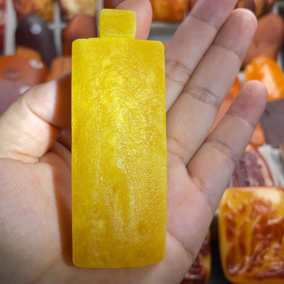 定制琥珀未镶嵌定制款天然琥珀蜜蜡