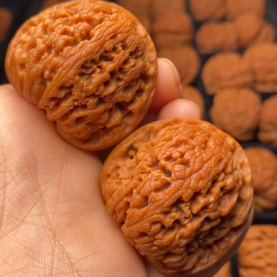 文玩核桃把件秦岭野生核桃