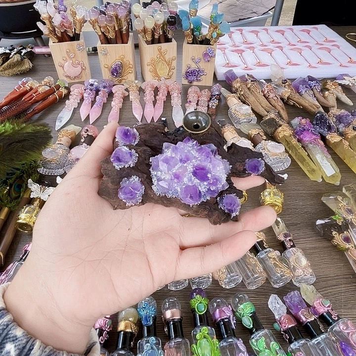 棉***～水晶珠宝半成品未镶嵌水晶