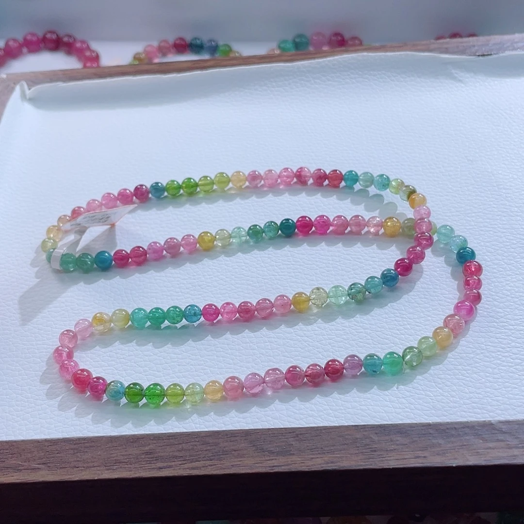 碧玺手链未镶嵌5.8mm左右