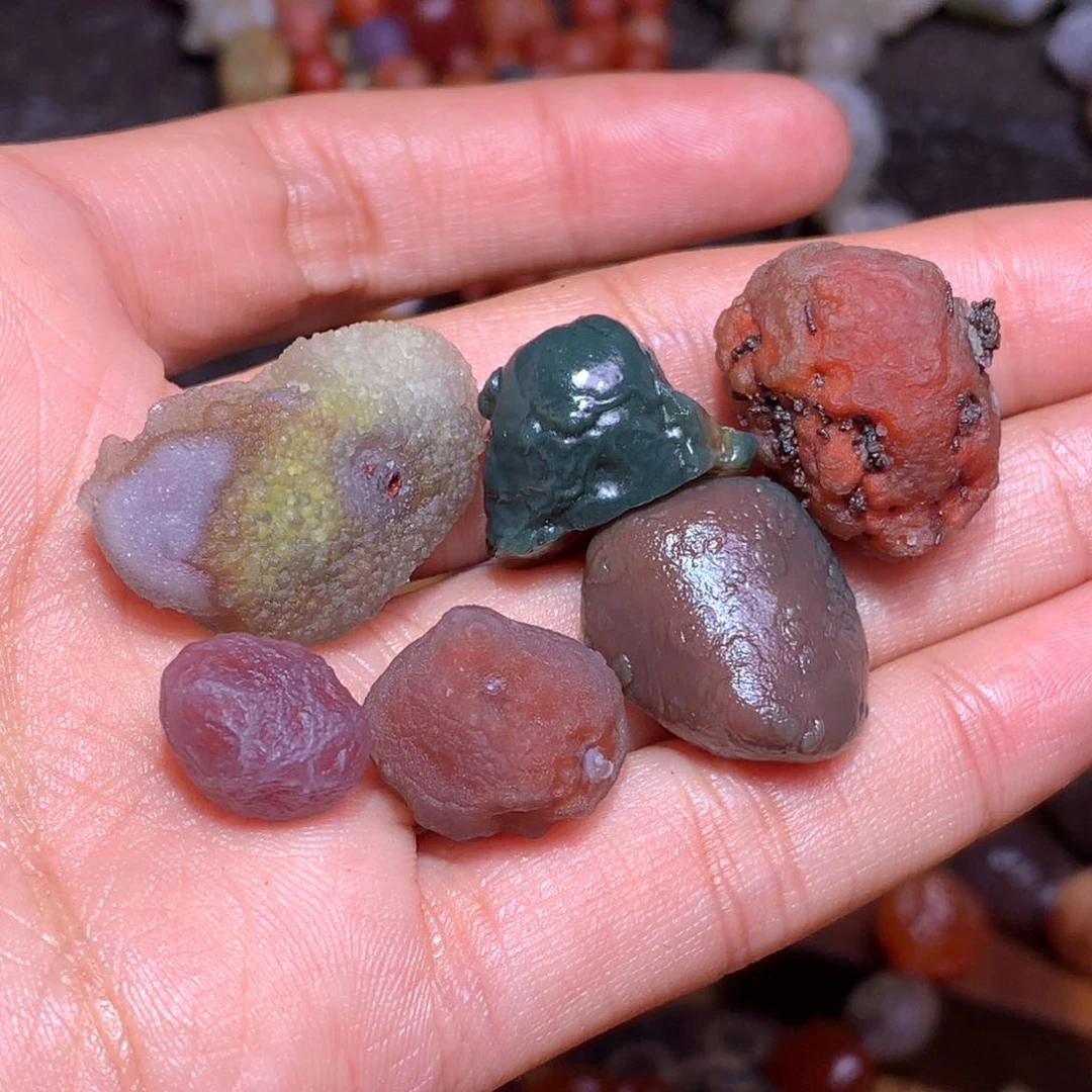 未镶嵌玛瑙/玉髓珠宝半成品