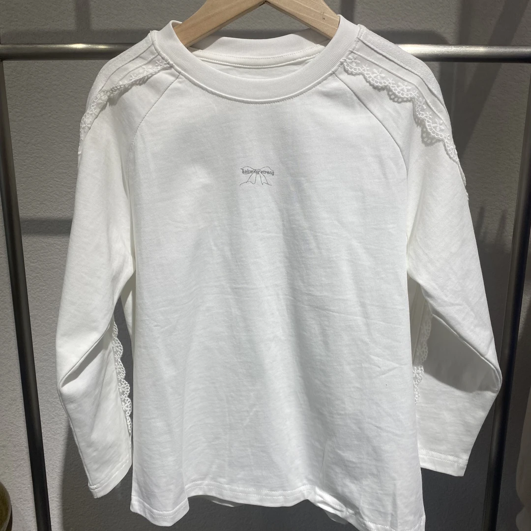 2021儿童纯色蝴蝶结T恤