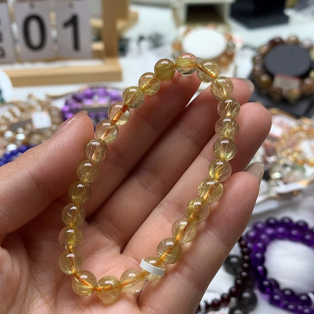 水晶未镶嵌手链手链