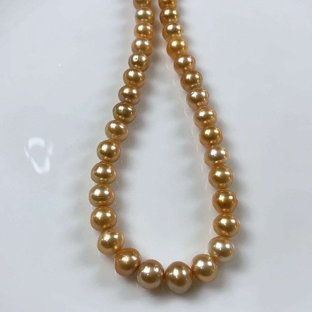 未镶嵌海水珍珠颈饰南洋金珠11-13