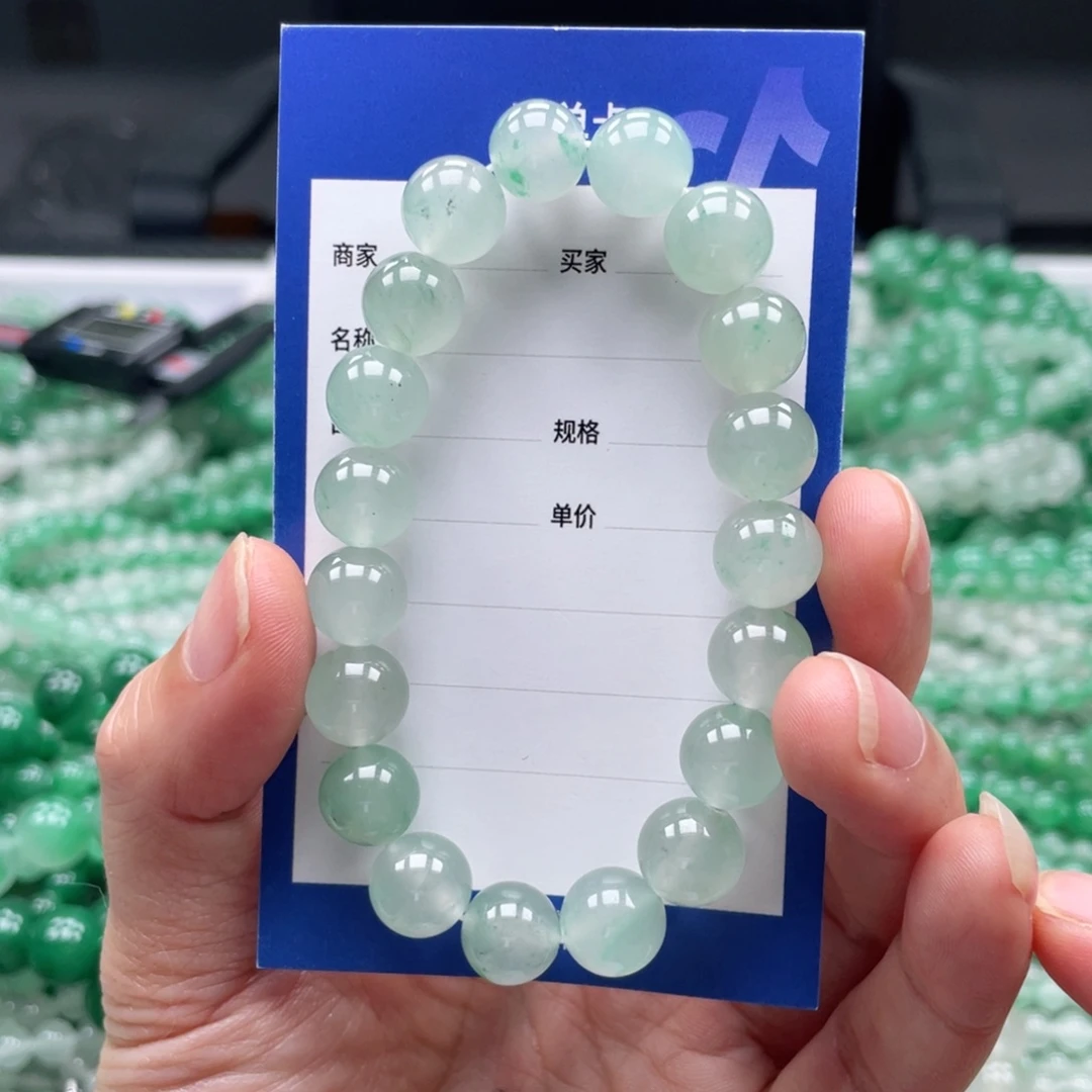 未镶嵌手串石英质玉（非洲翠）