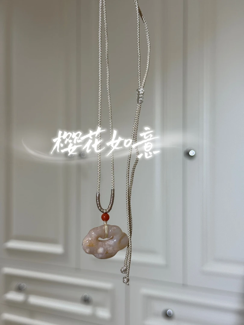 【樱花如意】项链气质多样性发一颜色微差