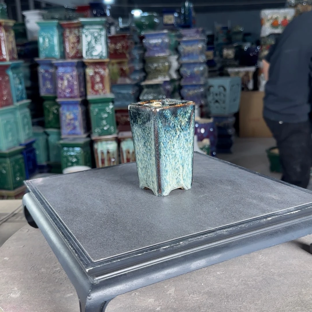 一风堂石湾花盆。微瑕