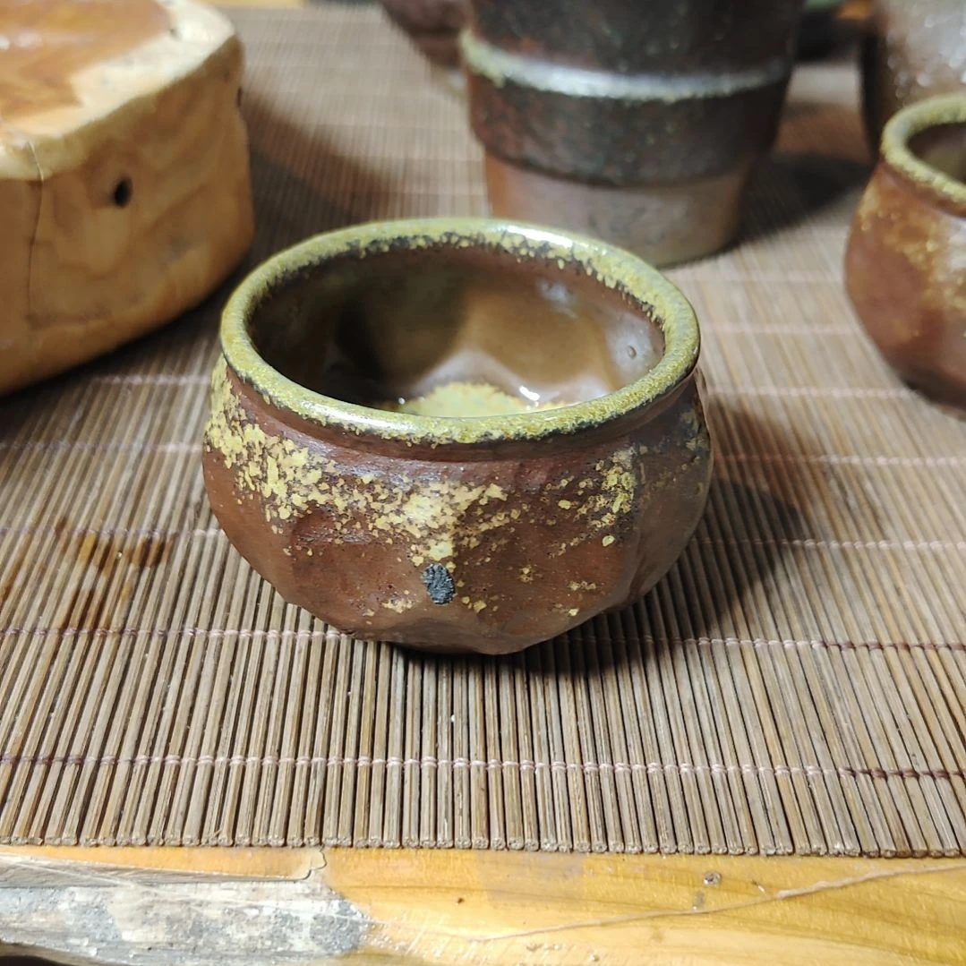 呀***)坭兴陶纯柴烧全手工茶杯60C