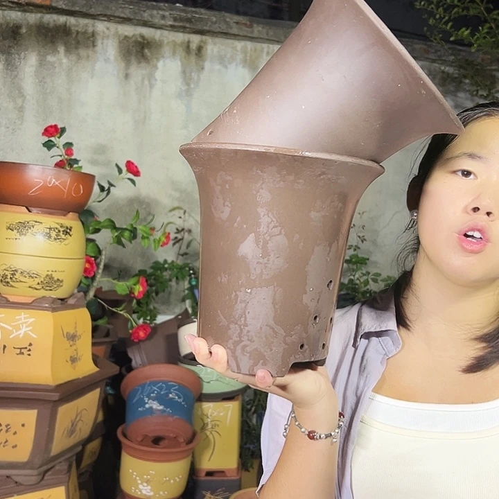 18+18素面兰花盆花盆花盆