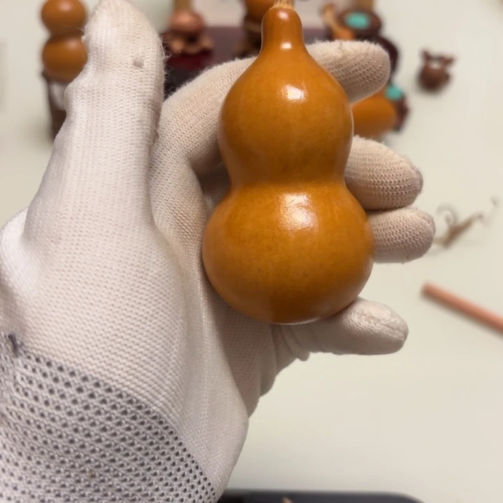 心***盲天然手捻老皮葫芦