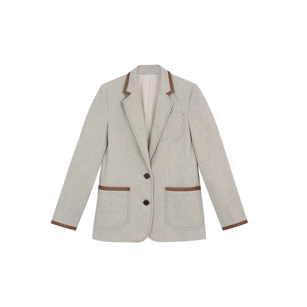 【大妮专属】【江南美人】2024新款时尚轻奢西装百搭外套V1344-F