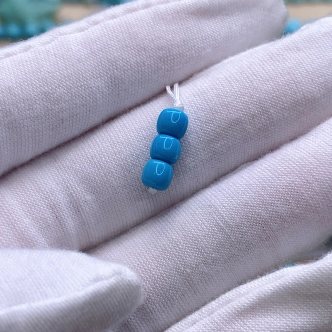 绿松石未镶嵌珠宝奇石4.6mm