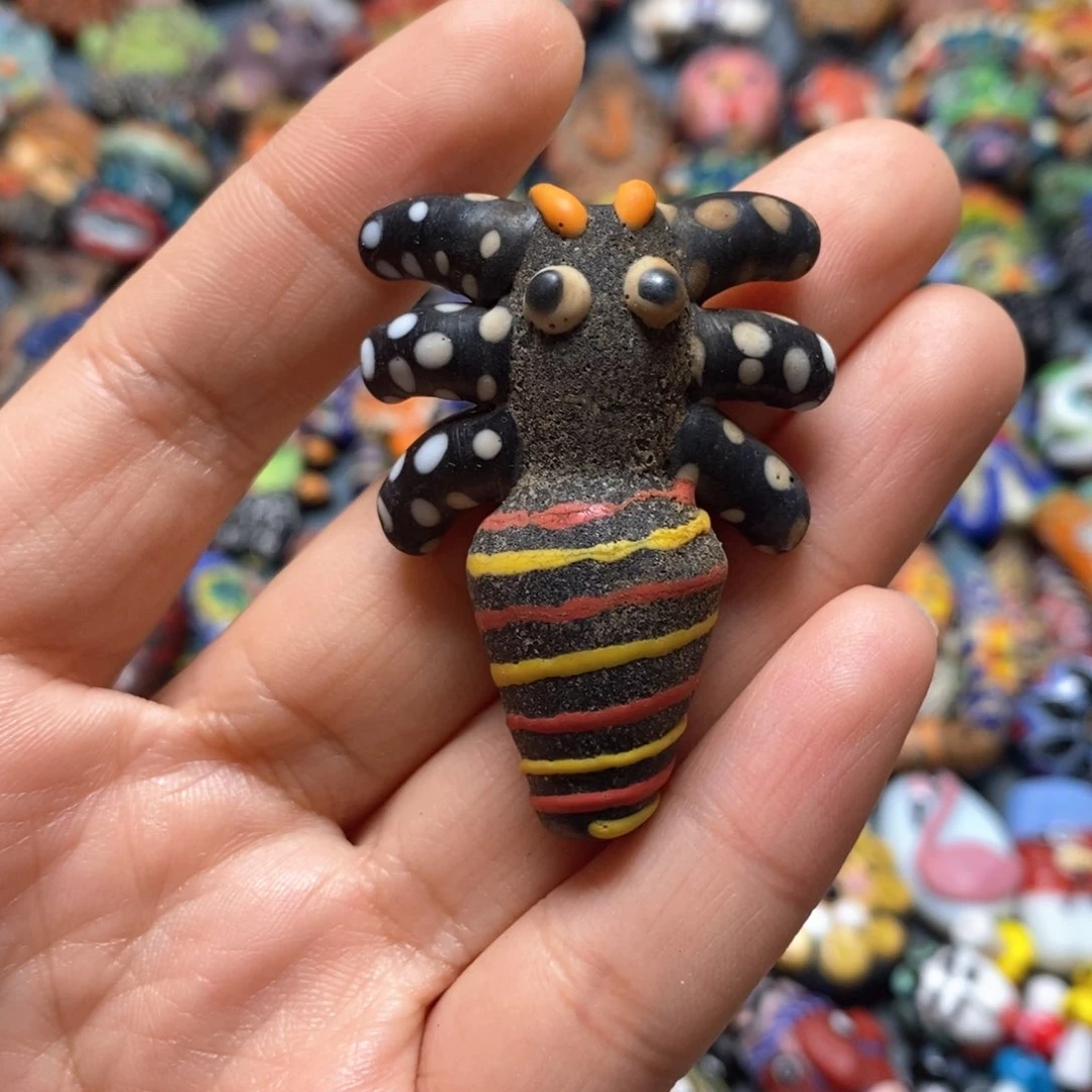 琉璃颈饰印度尼西亚蜘蛛