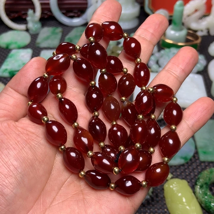 晚***秋玛瑙未镶嵌手饰清