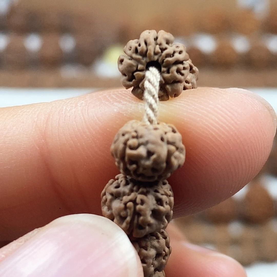手串金刚菩提精品玉石梅花手把件