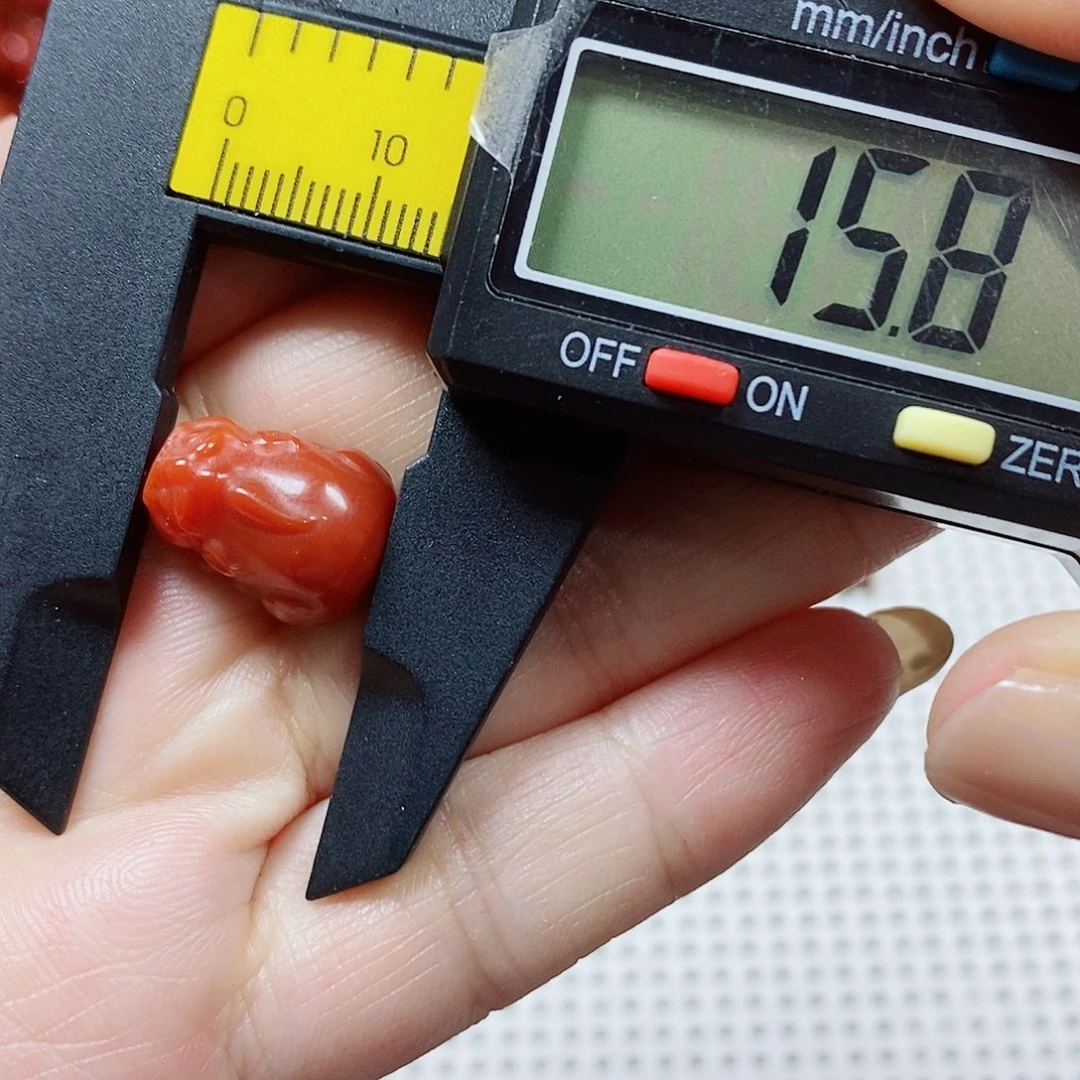 南红玛瑙单珠未镶嵌貔貅