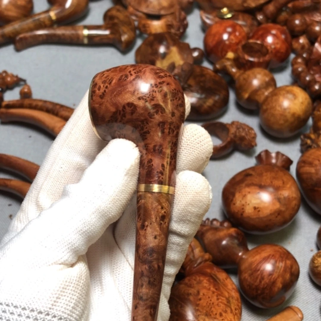 【闪购商品】木麻梨疙瘩火琉璃手把件