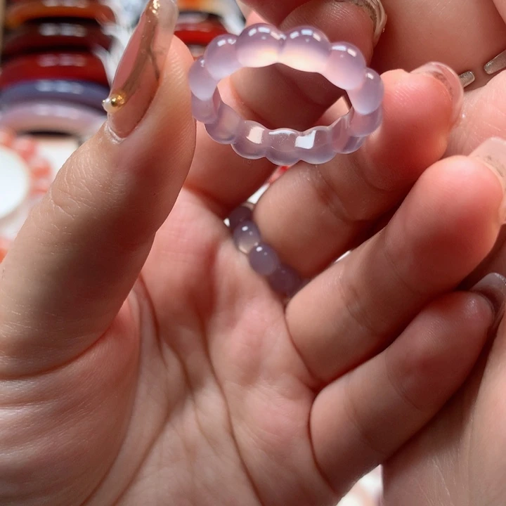 玛瑙/玉髓手镯未镶嵌不**我