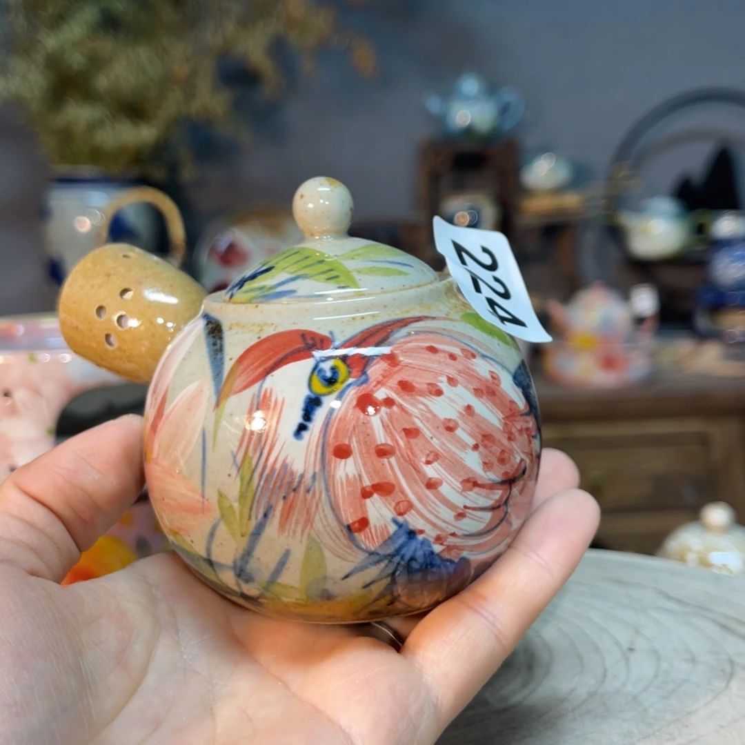 杯素浅陶瓷手工手绘