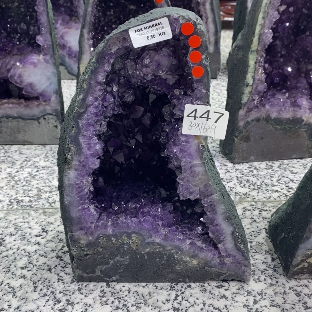 未镶嵌紫晶珠宝半成品447