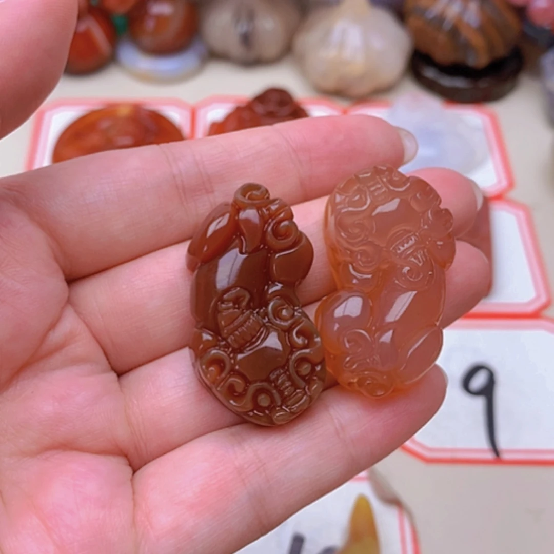 【闪购商品】未镶嵌玛瑙/玉髓珠宝半成品波****?