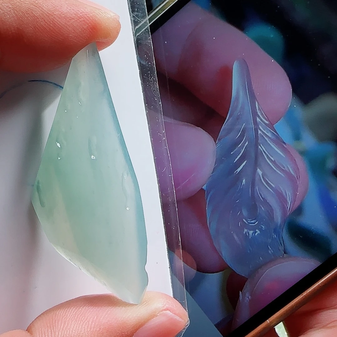 定制翡翠未镶嵌缅甸天然A货翡翠含老师工艺