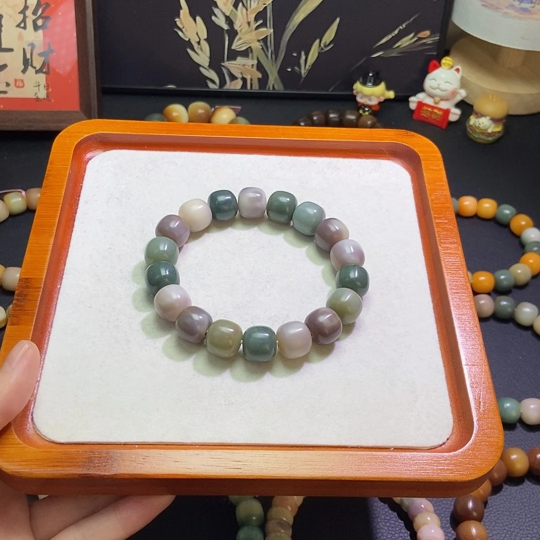 菩提根/象牙果吊坠卡14纯手工干磨微瑕0666