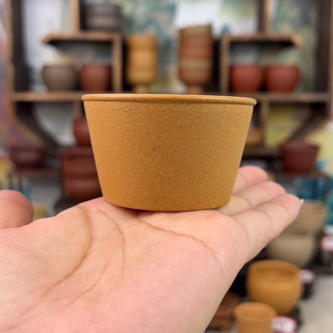 紫砂茶杯拙器甄选，纯原本矿。