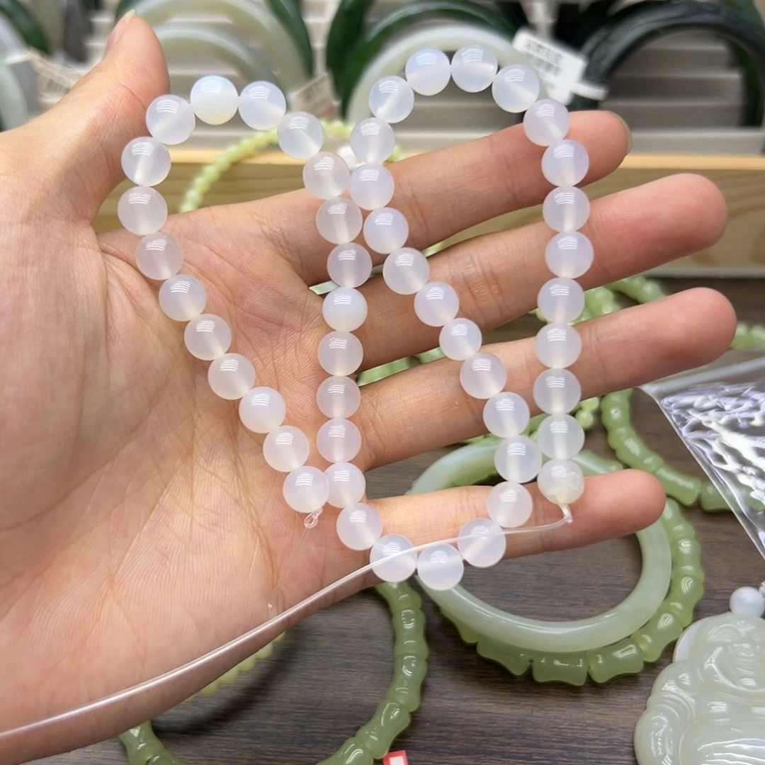 玛瑙/玉髓合金颈饰玛瑙荔枝冻长链