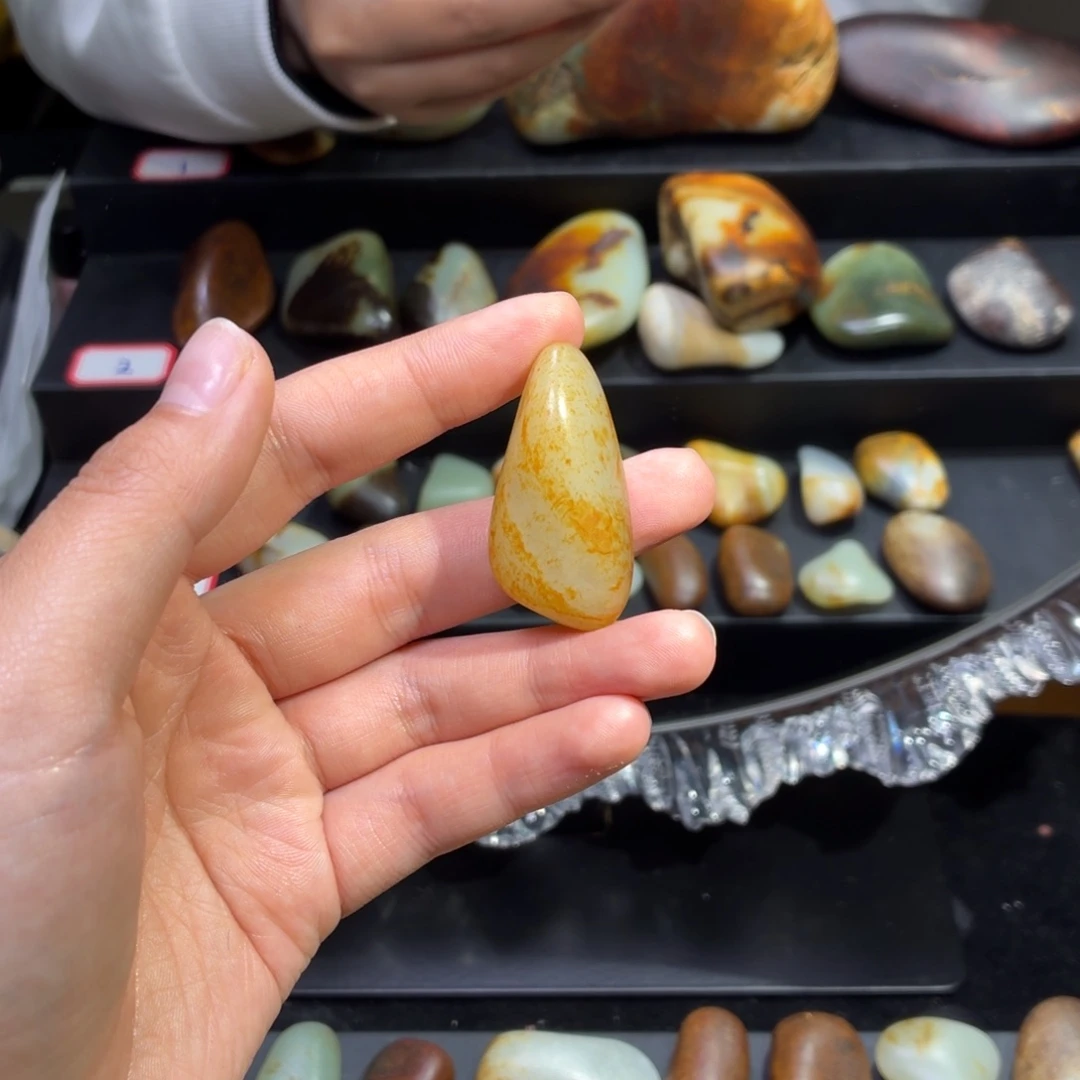 和田玉未镶嵌挂件24.3