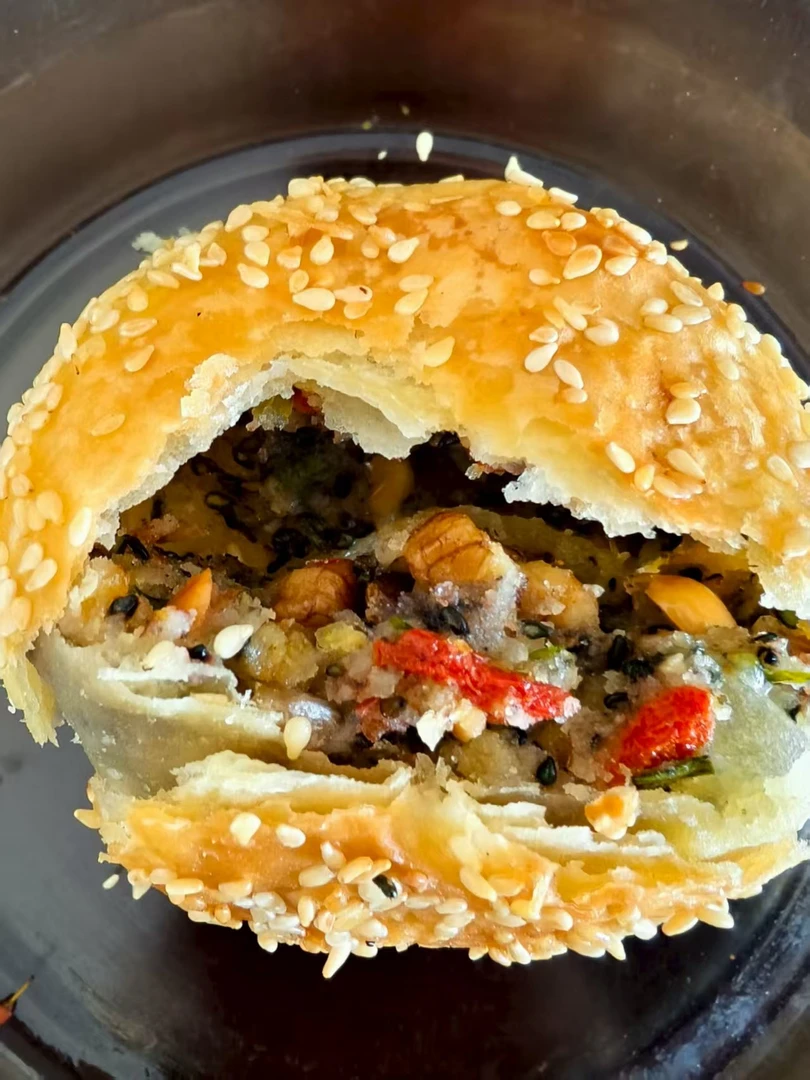手工制作长平老月饼