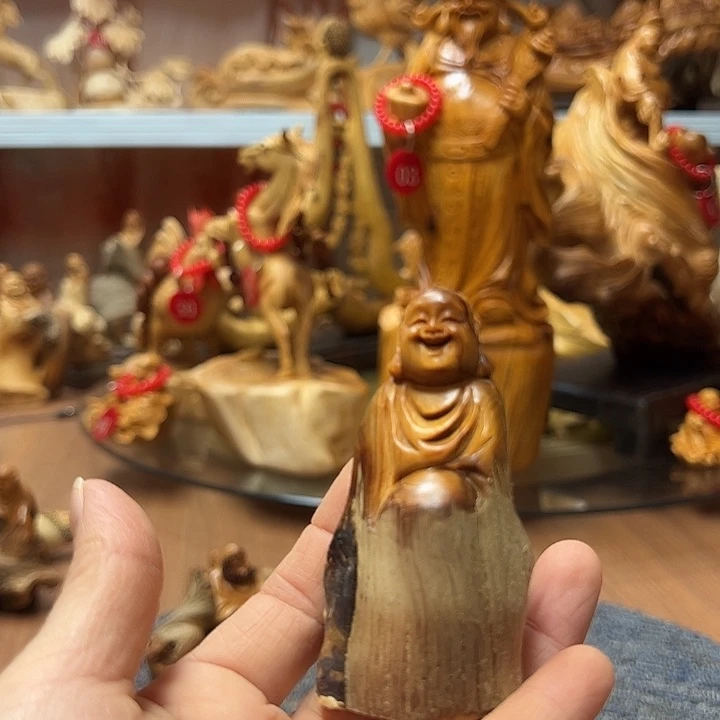 柏木把件崖柏摆件