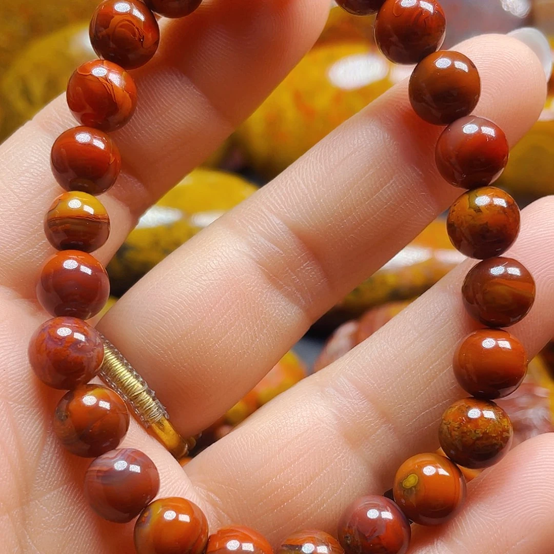 玛瑙/玉髓未镶嵌手串行**止