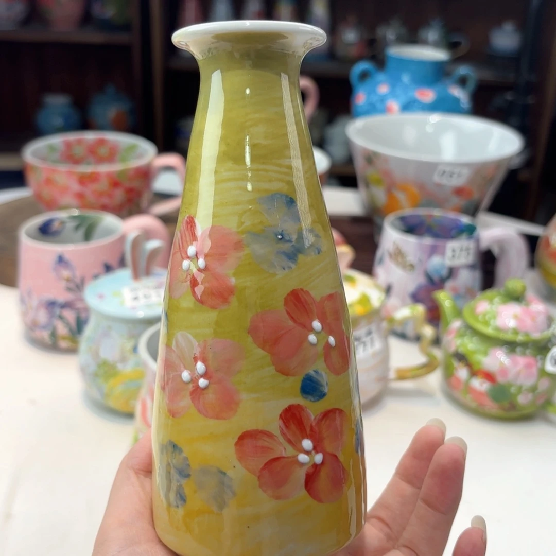 景德镇手绘高温釉下彩陶瓷茶具