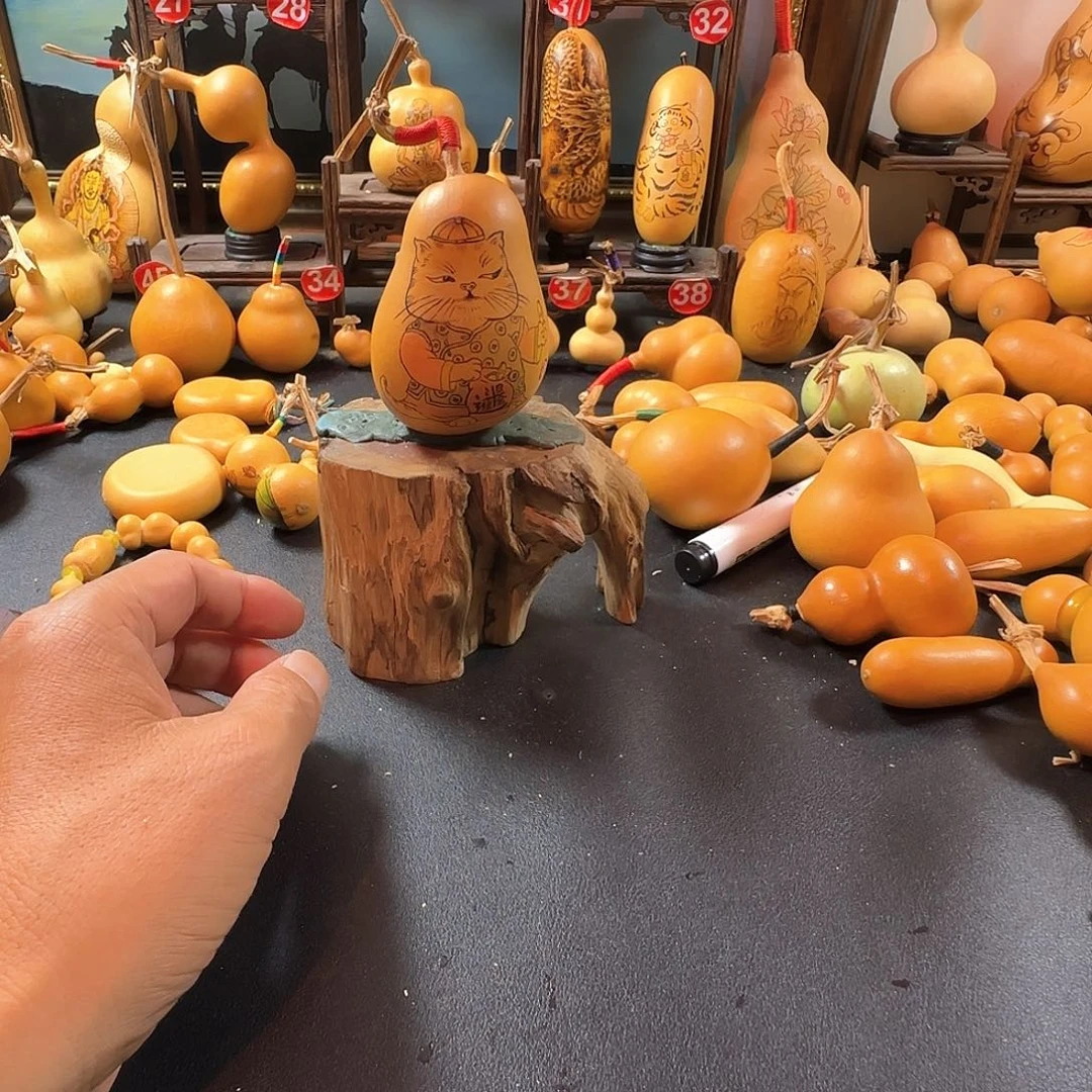 幸***a葫芦文玩烙画链接