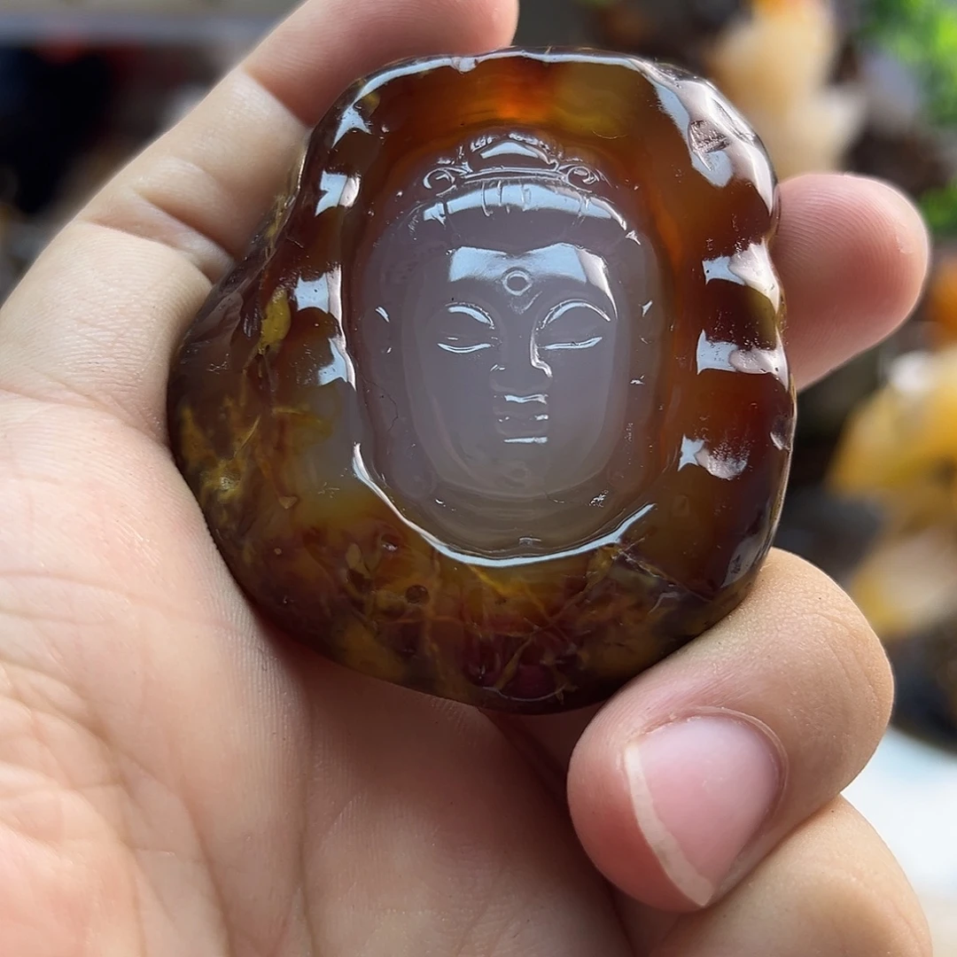 玛瑙/玉髓未镶嵌吊坠(不含链)